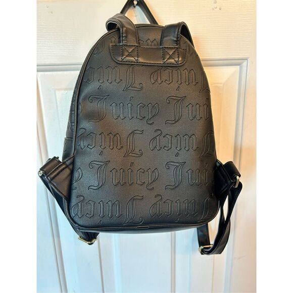 Juicy couture, black mini backpack